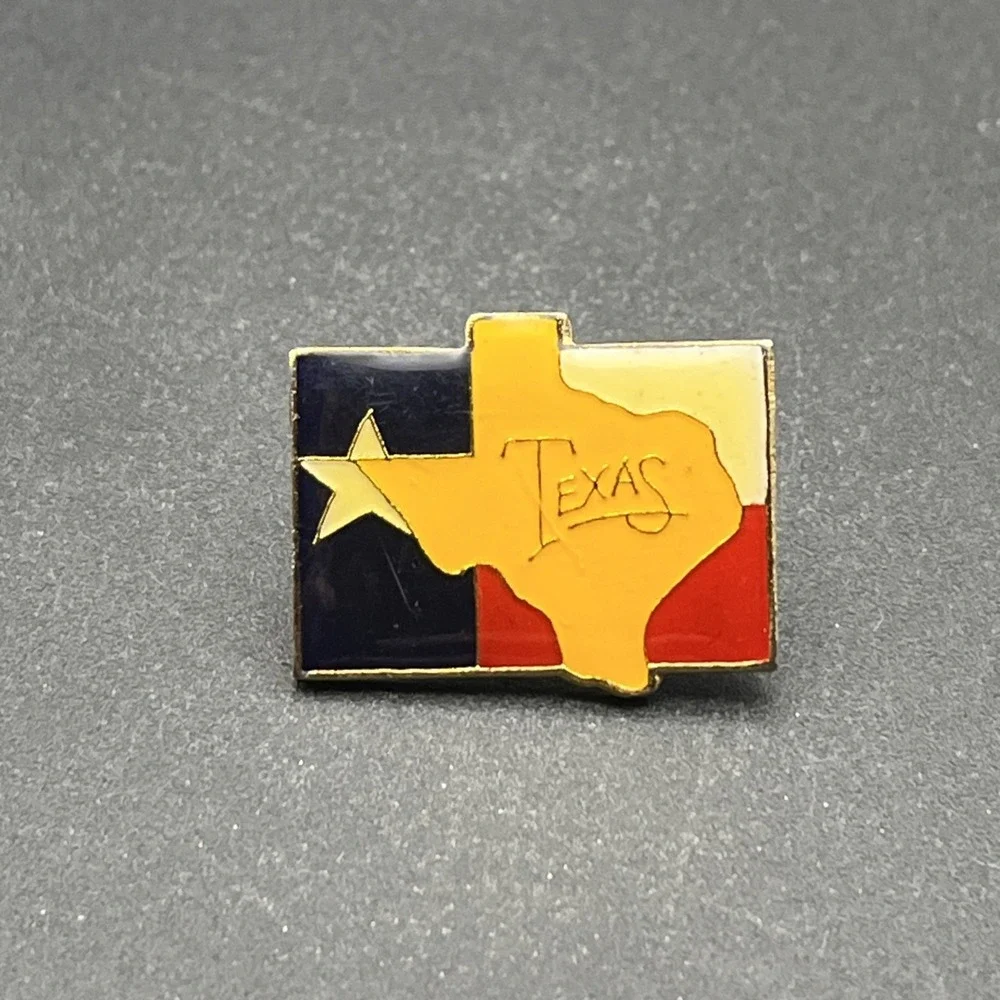 State Flag Texas State Outline Lapel Hat Pin‎